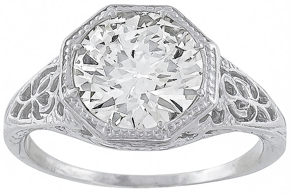 2.07ct Diamond Engagement Ring