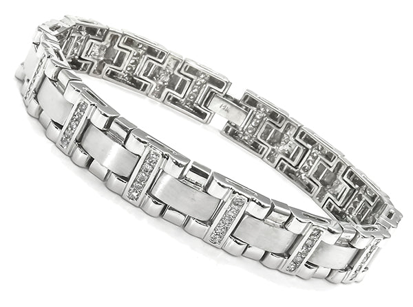 2.10ct Diamond Gold Bracelet