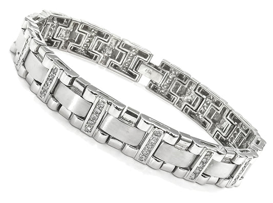 2.10ct Diamond Gold Bracelet