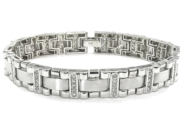 2.10ct Diamond Gold Bracelet