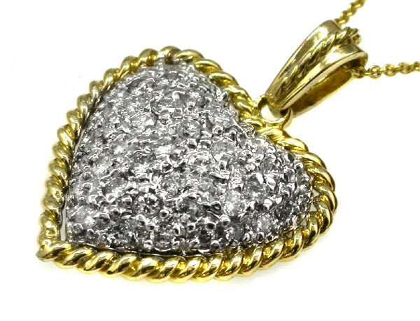 2.10ct Diamond Heart Necklace