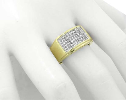 2.20ct Princess Cut Diamond 18k Yellow Gold Ring