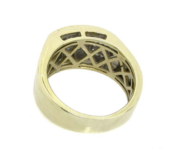 2.20ct Princess Cut Diamond 18k Yellow Gold Ring