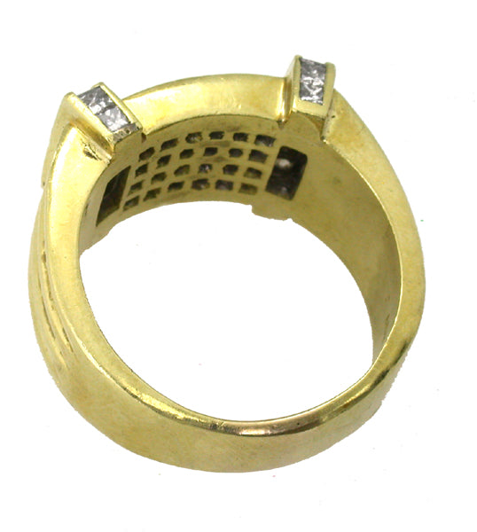 2.20ct Princess Cut Diamond Gold Ring