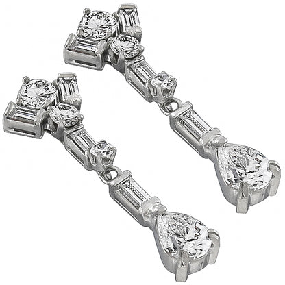 2.25ct Diamond Drop Earrings