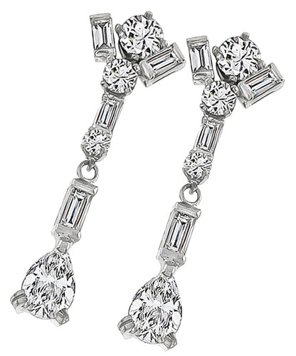 2.25ct Diamond Drop Earrings