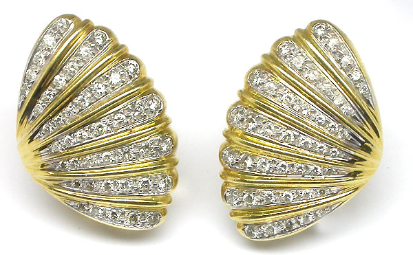 2.25ct Diamond Gold Earrings