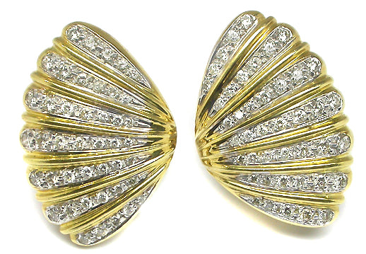 2.25ct Diamond Gold Earrings