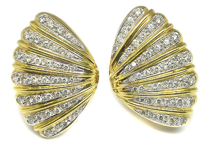 2.25ct Diamond Gold Earrings