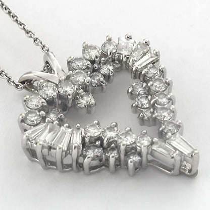 2.25ct Diamond Open Heart Pendant