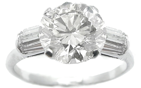 2.25ct EGL Certified H-I SI2 Diamond Engagement Ring