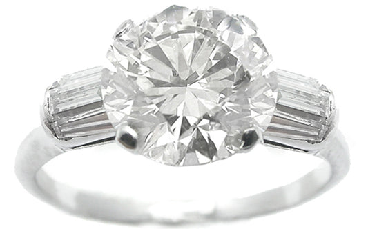 2.25ct EGL Certified H-I SI2 Diamond Engagement Ring