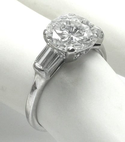 2.25ct EGL Certified H-I SI2 Diamond Engagement Ring