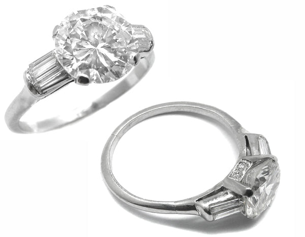 2.25ct EGL Certified H-I SI2 Diamond Engagement Ring