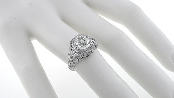 2.26ct Diamond PLatinum Engagement Ring