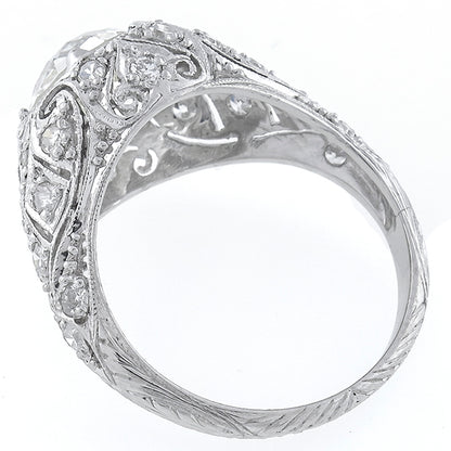 2.26ct Diamond PLatinum Engagement Ring