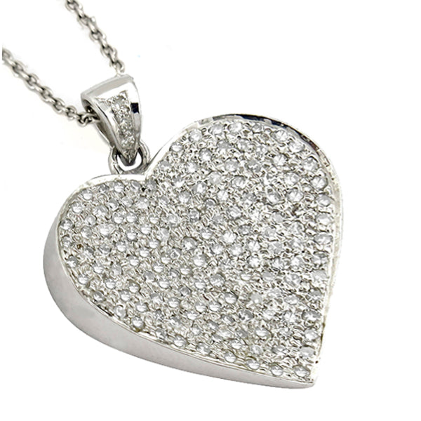 2.30ct Diamond Heart Pendant