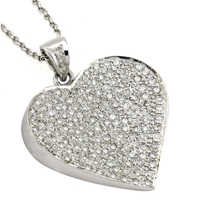 2.30ct Diamond Heart Pendant