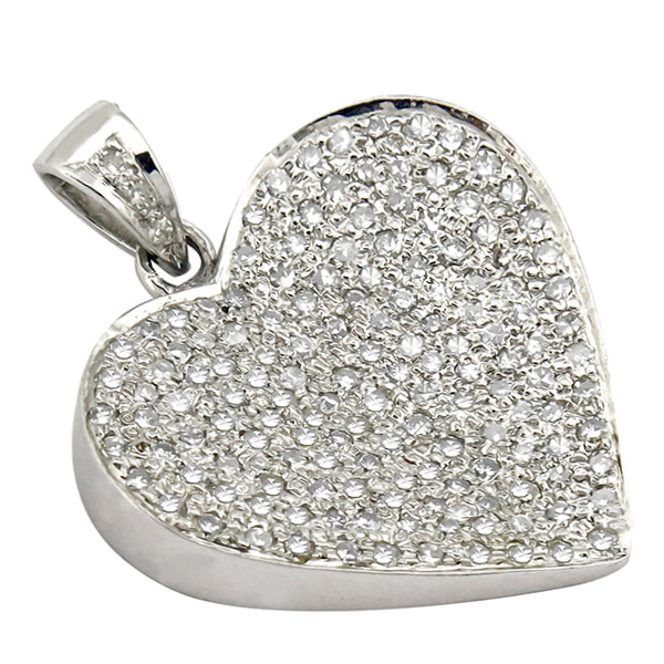 2.30ct Diamond Heart Pendant