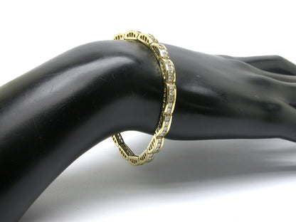 2.50ct Diamond 14k Yellow Gold Bracelet