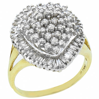 2.50ct Diamond Cluster Ring
