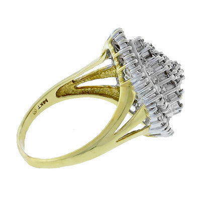 2.50ct Diamond Cluster Ring