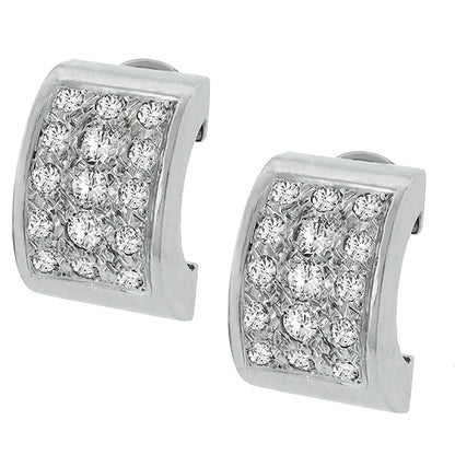 2.50ct Diamond Gold Earrings