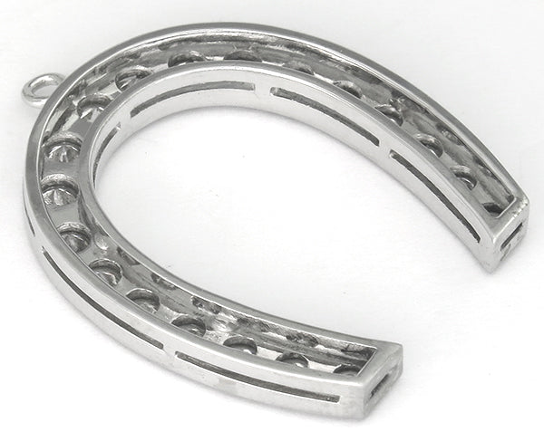 2.85ct Diamond Horse Shoe Pendant