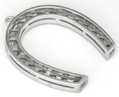 2.85ct Diamond Horse Shoe Pendant
