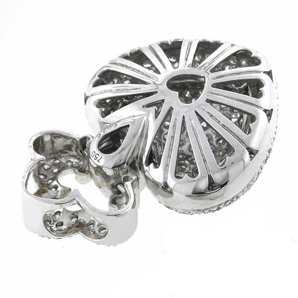 2.86ct Diamond Gold Heart Pendant