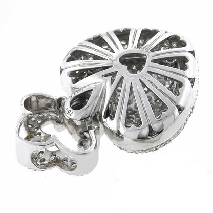 2.86ct Diamond Gold Heart Pendant