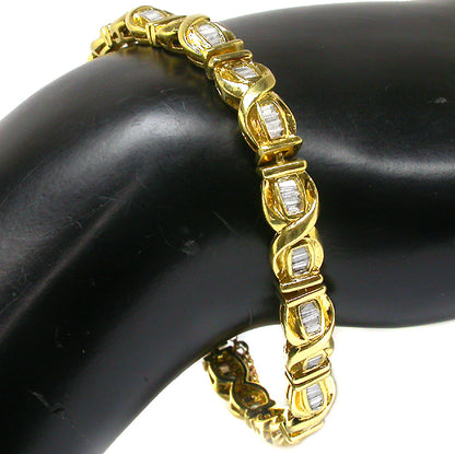 2ct Diamond 18k Yellow Gold Bracelet