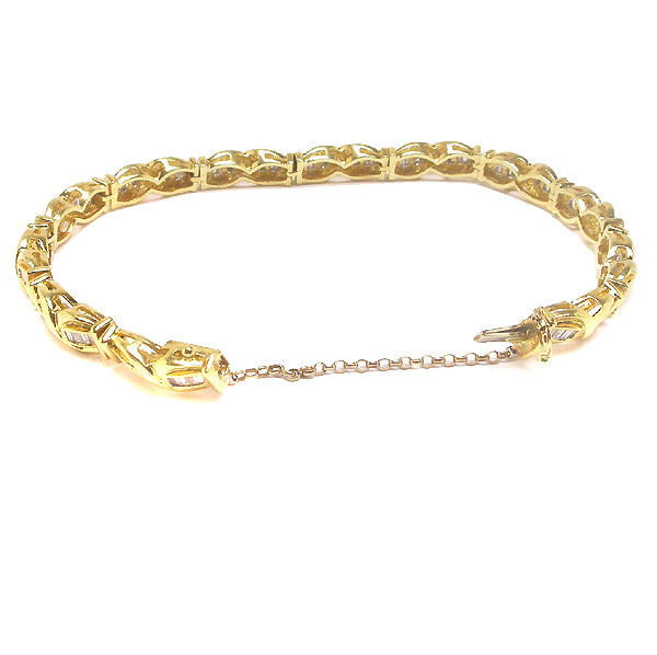 2ct Diamond 18k Yellow Gold Bracelet