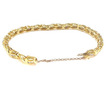 2ct Diamond 18k Yellow Gold Bracelet