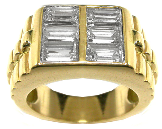 2ct Diamond 18k Yellow Gold Ring