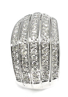 2ct White Diamond 14k White Gold Earrings