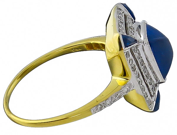 3.00ct Sapphire 0.30ct Diamond Ring