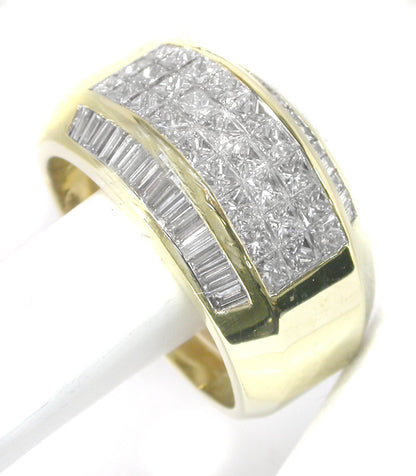 3.30ct Diamond 18k Yellow Gold Ring