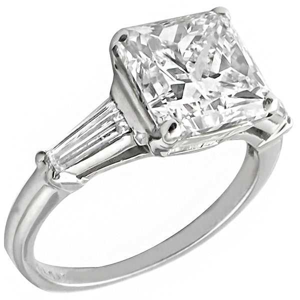 3.38ct Diamond  Engagement Ring