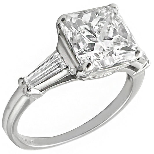 3.38ct Diamond  Engagement Ring