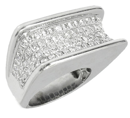 3.44ct Diamond Cluster Ring
