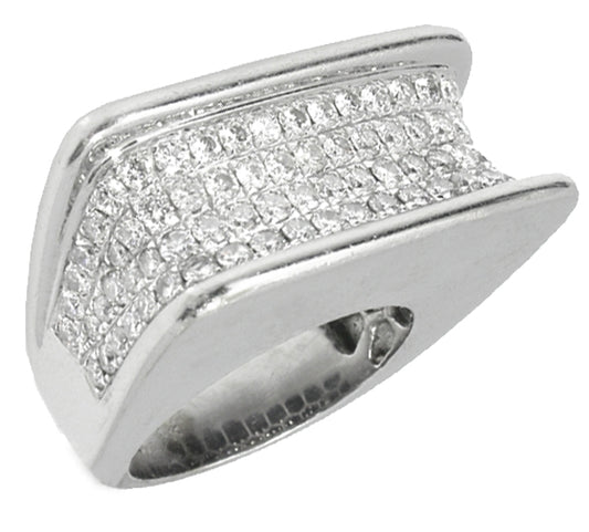 3.44ct Diamond Cluster Ring