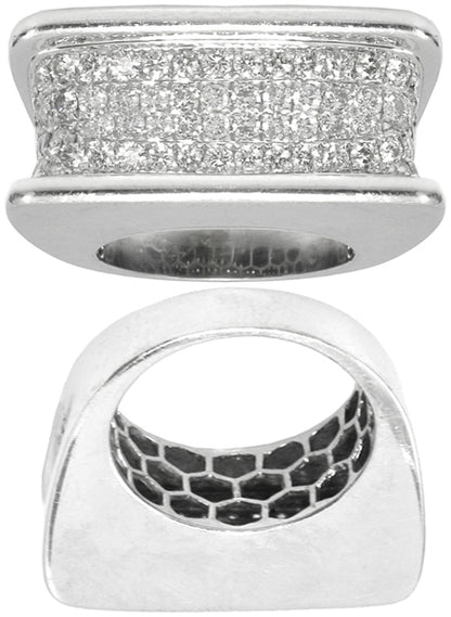 3.44ct Diamond Cluster Ring