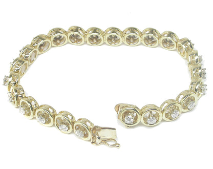 3.50ct Diamond 14k Yellow Gold Bracelet