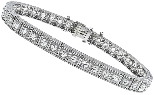 3.50ct Diamond Antique Bracelet