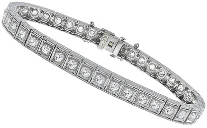 3.50ct Diamond Antique Bracelet
