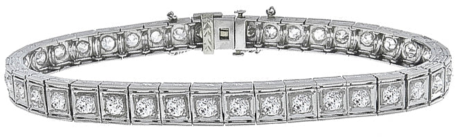 3.50ct Diamond Antique Bracelet