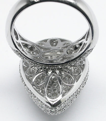 3.90ct Diamond 18k White Gold Ring