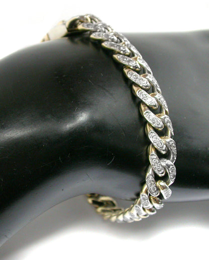 3ct Diamond 14k Yellow  Gold Bracelet