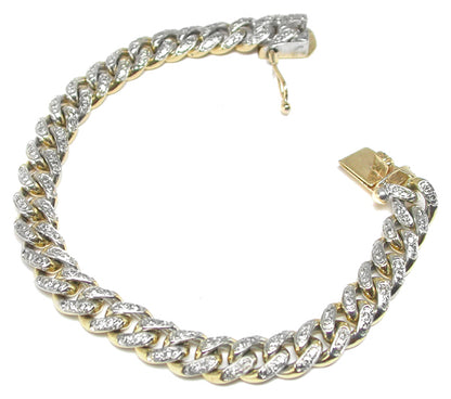 3ct Diamond 14k Yellow  Gold Bracelet